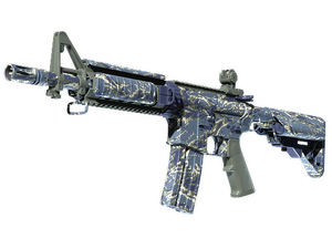 M4A4 | Naval Shred Camo (Minimal Wear)