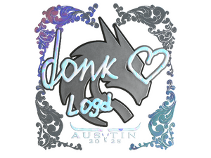 Sticker | donk (Holo) | Austin 2025