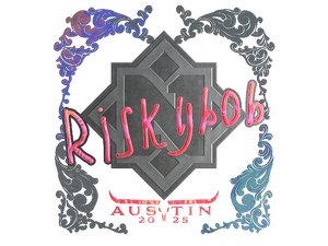 Sticker | riskyb0b (Holo) | Austin 2025