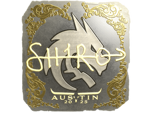 Sticker | sh1ro (Gold) | Austin 2025