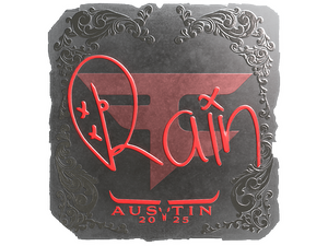 Sticker | rain (Foil) | Austin 2025