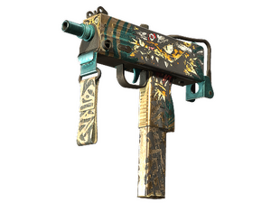 StatTrak™ MAC-10 | Cat Fight (Battle-Scarred)