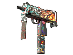 Souvenir MAC-10 | Derailment (Battle-Scarred)