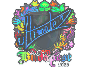 Sticker | ultimate (Holo) | Budapest 2025