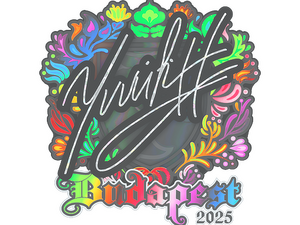 Sticker | yuurih (Holo) | Budapest 2025