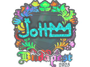 Sticker | jottAAA (Holo) | Budapest 2025