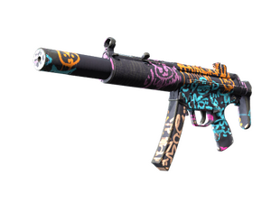 Souvenir MP5-SD | Neon Squeezer (Field-Tested)