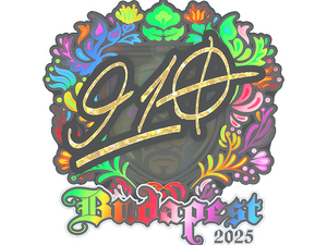 Sticker | 910 (Holo) | Budapest 2025