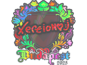 Sticker | xertioN (Holo) | Budapest 2025