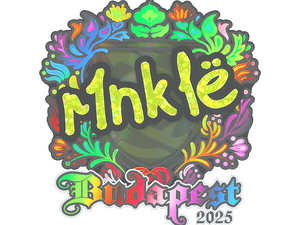 Sticker | r1nkle (Holo) | Budapest 2025