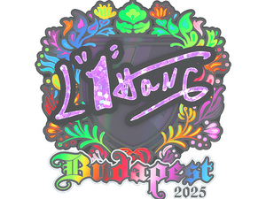 Sticker | L1haNg (Holo) | Budapest 2025