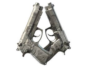 Dual Berettas | Silver Pour (Factory New)