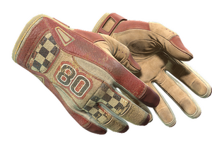 ★ Sport Gloves | Red Racer (Battle-Scarred)