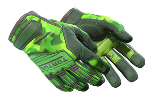 ★ Specialist Gloves | Lime Polycam (Well-Worn)