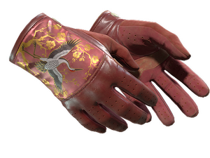★ Driver Gloves | Brocade Crane (Well-Worn)