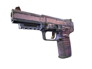 StatTrak™ Five-SeveN | Dark Polymer (Battle-Scarred)