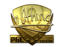 Sticker | n0thing (Gold) | Krakow 2017
