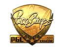 Sticker | pashaBiceps (Gold) | Krakow 2017