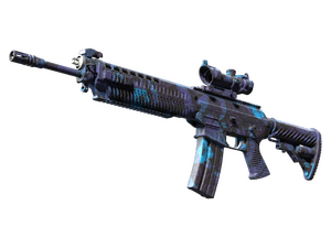 StatTrak™ SG 553 | Aloha (Minimal Wear)