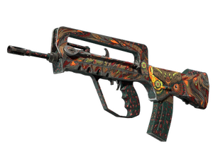 StatTrak™ FAMAS | Eye of Athena (Well-Worn)