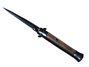 ★ StatTrak™ Stiletto Knife | Blue Steel (Well-Worn)