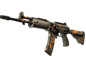 Galil AR | Orange DDPAT (Well-Worn)
