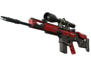 StatTrak™ SCAR-20 | Crimson Web (Minimal Wear)