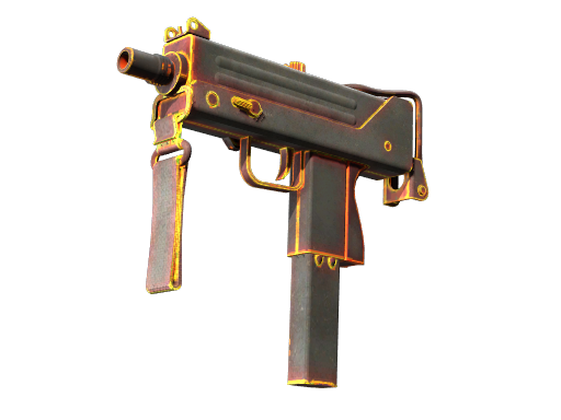 StatTrak™MAC-10|Heat(Battle-Scarred)