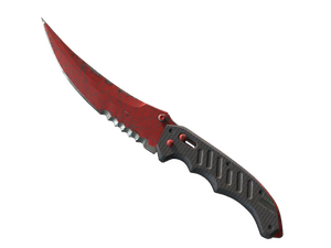 ★ Flip Knife | Crimson Web (Well-Worn)