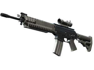 Souvenir SG 553 | Damascus Steel (Field-Tested)