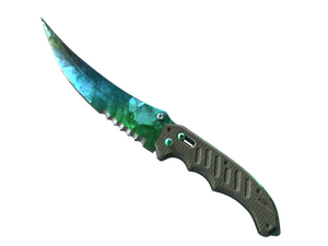 ★ StatTrak™ Flip Knife | Gamma Doppler Phase 3 (Factory New)