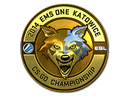 Gold ESL Wolf (Foil) | Katowice 2014