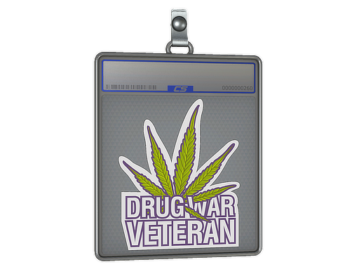 Sticker Slab: Drug War Veteran